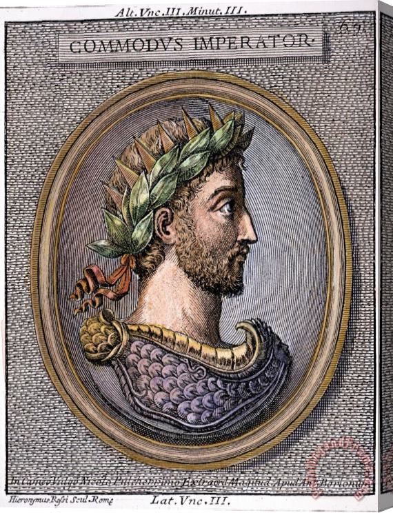 Others Lucius Commodus (161-192) Stretched Canvas Print / Canvas Art