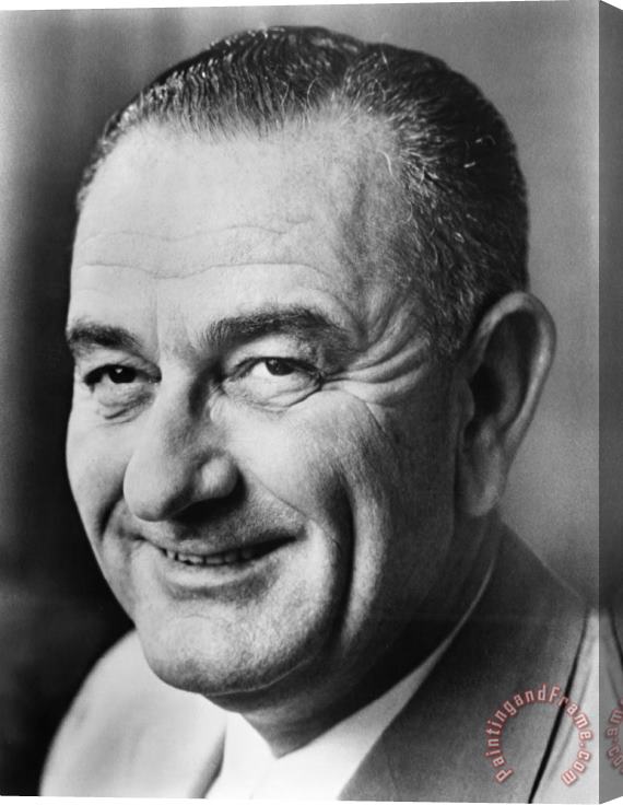 Others Lyndon Baines Johnson Stretched Canvas Painting / Canvas Art