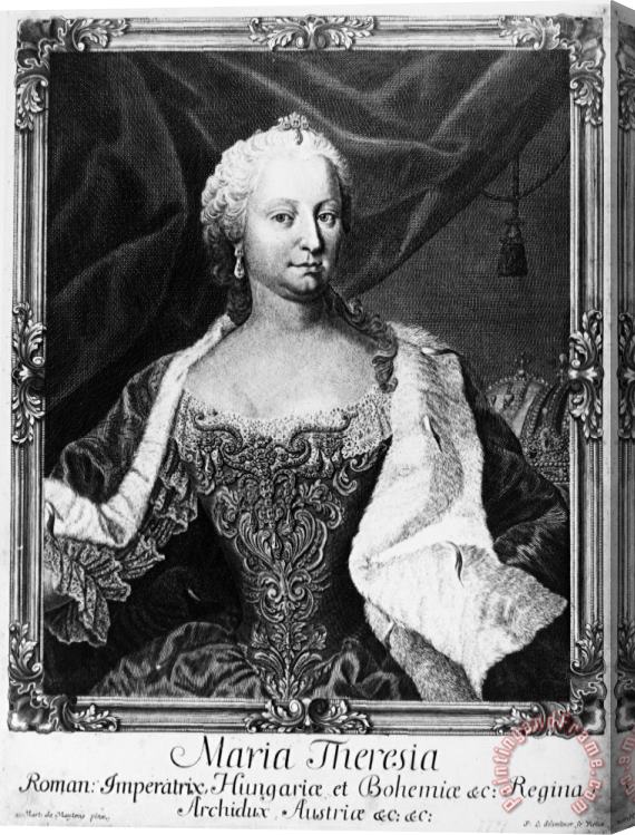 Others Maria Theresa (1717-1780) Stretched Canvas Painting / Canvas Art