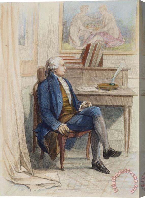 Others Marquis De Condorcet Stretched Canvas Painting / Canvas Art