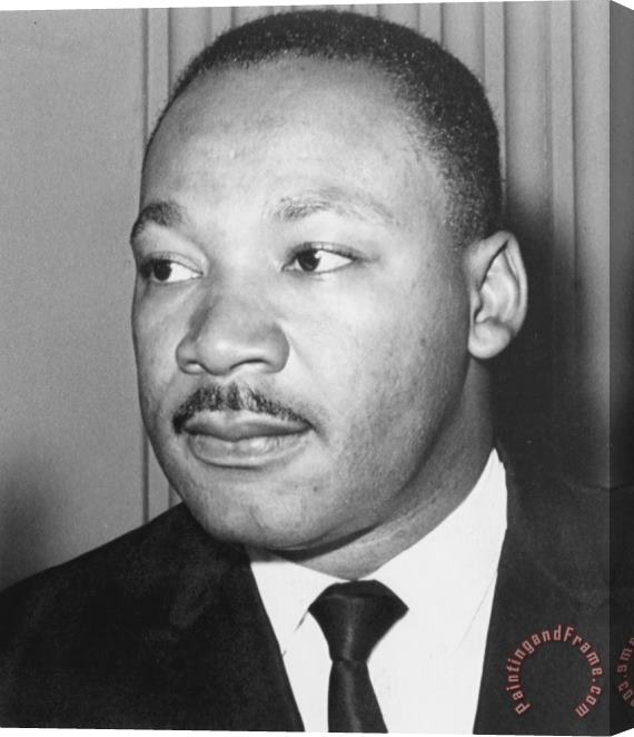 Others Martin Luther King Jr 1929-68 American Black Civil Rights Campaigner Stretched Canvas Print / Canvas Art