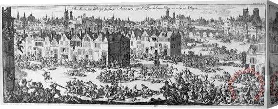 Others Massacre Of Huguenots Stretched Canvas Print / Canvas Art