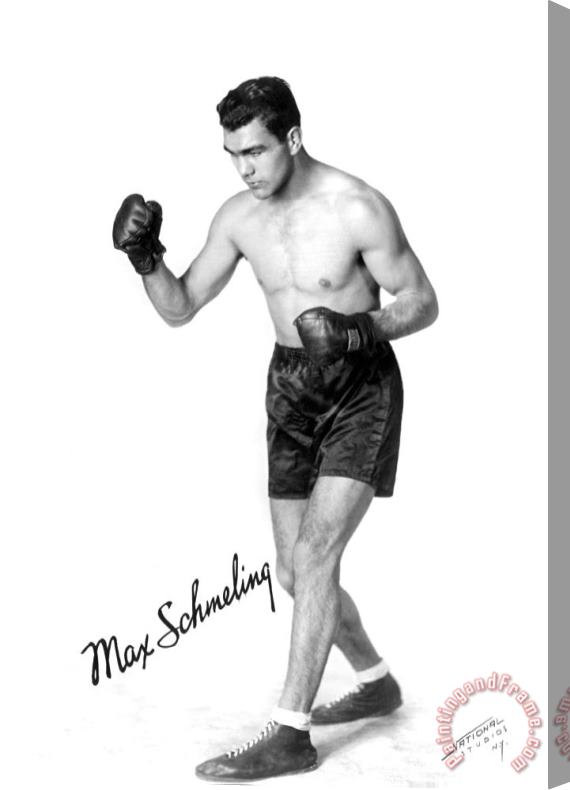 Others Max Schmeling (1905-2005) Stretched Canvas Painting / Canvas Art