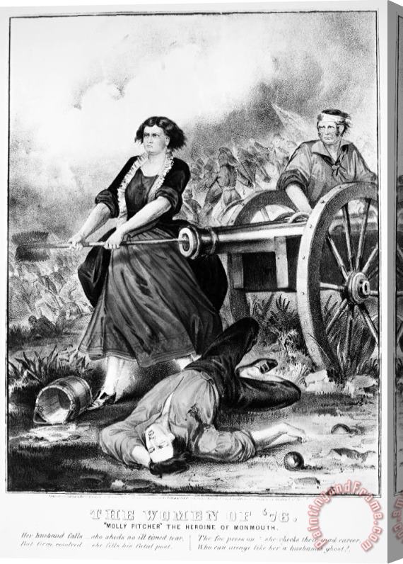 Others MOLLY PITCHER (c1754-1832) Stretched Canvas Painting / Canvas Art