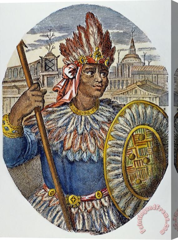 Others Montezuma II (1480?-1520) Stretched Canvas Print / Canvas Art