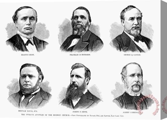 Others Mormon Apostles, 1877 Stretched Canvas Print / Canvas Art