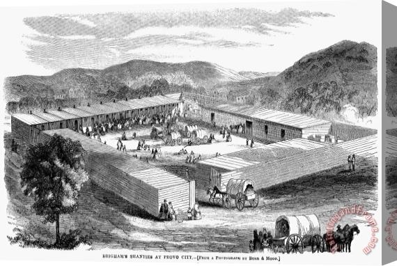 Others Mormon Encampment, 1858 Stretched Canvas Print / Canvas Art