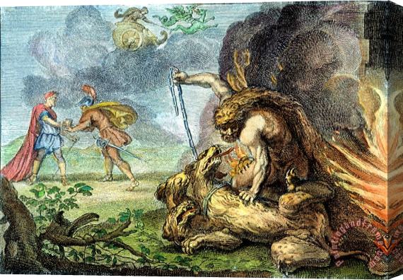 Others Mythology: Hercules Stretched Canvas Print / Canvas Art