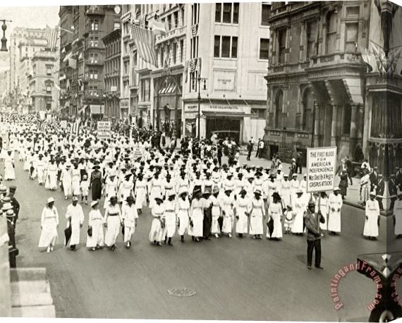 Others Naacp Parade, Nyc, 1917 Stretched Canvas Print / Canvas Art