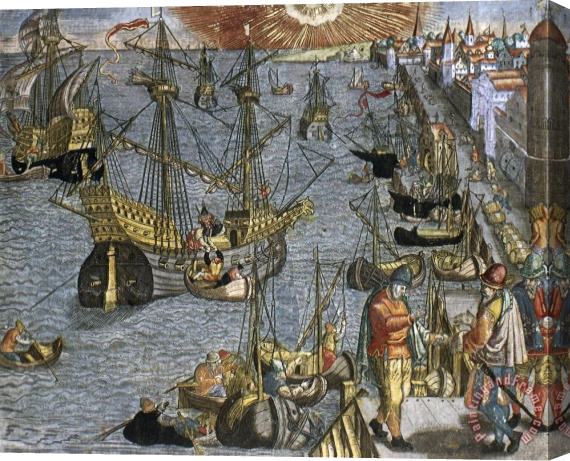Others New World: Voyage, 1592 Stretched Canvas Print / Canvas Art