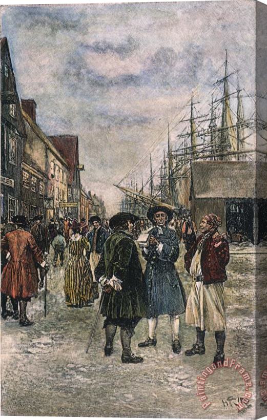 Others NEW YORK, 18th CENTURY Stretched Canvas Print / Canvas Art