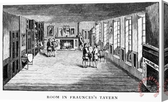 Others New York: Fraunces Tavern Stretched Canvas Painting / Canvas Art