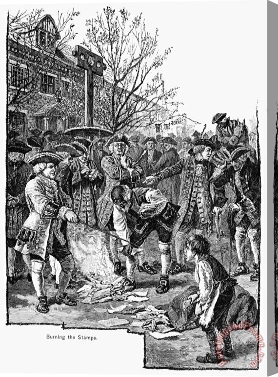 Others New York: Stamp Act, 1765 Stretched Canvas Print / Canvas Art