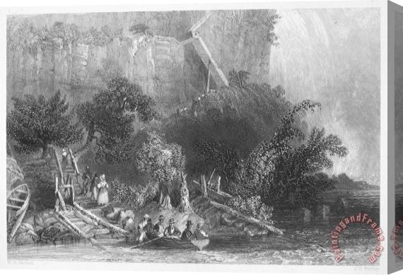Others Niagara Falls, 1838 Stretched Canvas Print / Canvas Art