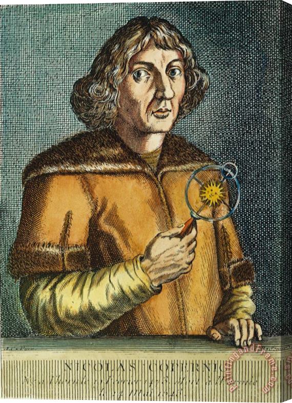 Others Nicolaus Copernicus Stretched Canvas Print / Canvas Art