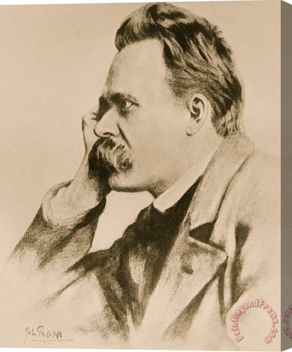 Others Nietzsche Stretched Canvas Painting / Canvas Art