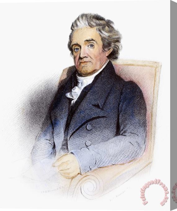 Others Noah Webster (1758-1843) Stretched Canvas Print / Canvas Art