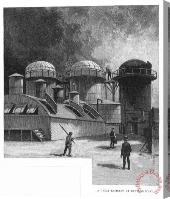 Others Oil Refinery, 1886 Stretched Canvas Print / Canvas Art