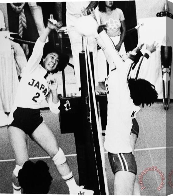 Others Olympics: Volleyball, 1976 Stretched Canvas Print / Canvas Art