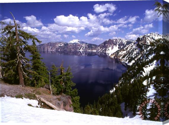 Others Oregon Crater Lake Stretched Canvas Print / Canvas Art