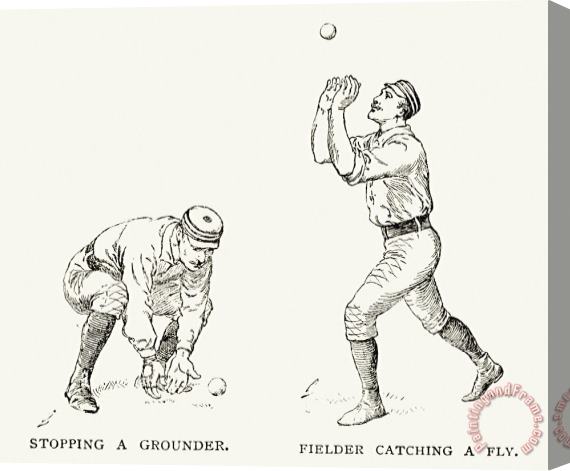 Others Outfielder, 1889 Stretched Canvas Painting / Canvas Art