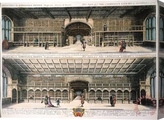 Others Oxford: Bodleian Library Stretched Canvas Print / Canvas Art