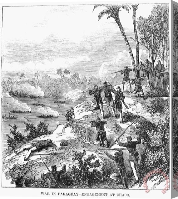 Others Paraguayan War, 1868 Stretched Canvas Painting / Canvas Art