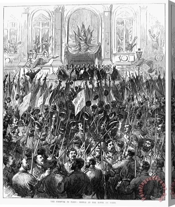 Others Paris Commune, 1871 Stretched Canvas Painting / Canvas Art