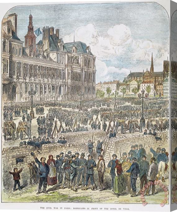 Others Paris Commune, 1871 Stretched Canvas Painting / Canvas Art