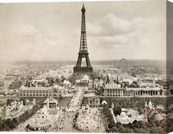 Others Paris: Eiffel Tower, 1900 Stretched Canvas Print / Canvas Art