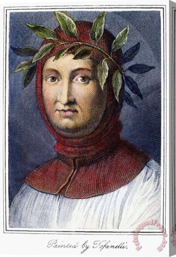 Others Petrarch (1304-1374) Stretched Canvas Print / Canvas Art