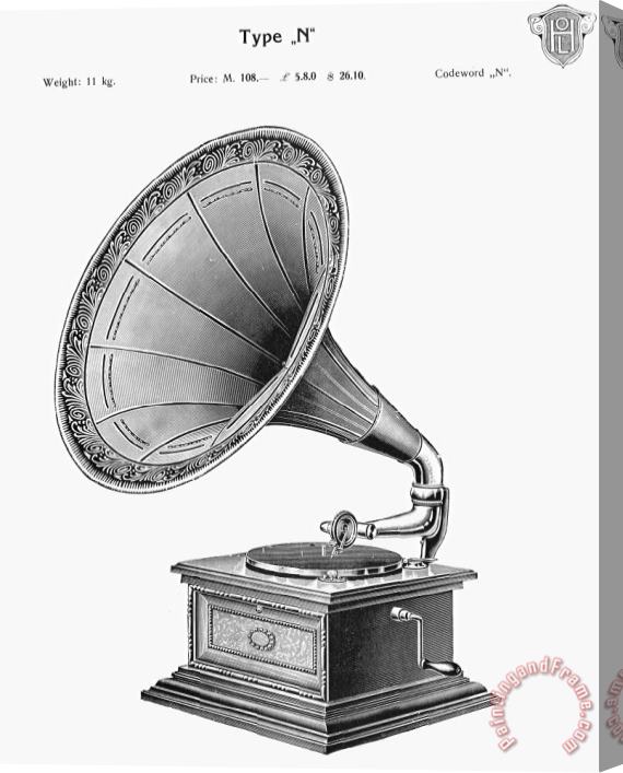 Others PHONOGRAPH, c1910 Stretched Canvas Print / Canvas Art