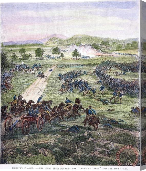 Others Picketts Charge, 1863 Stretched Canvas Print / Canvas Art