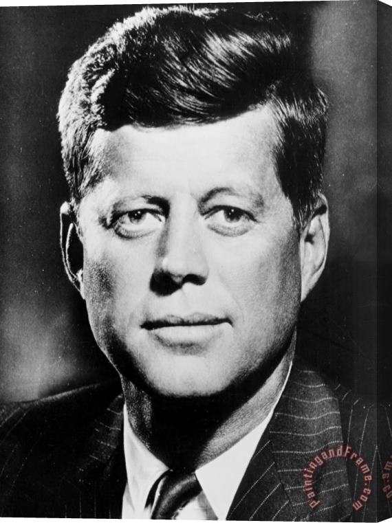 Others Portrait Of John F. Kennedy Stretched Canvas Painting / Canvas Art