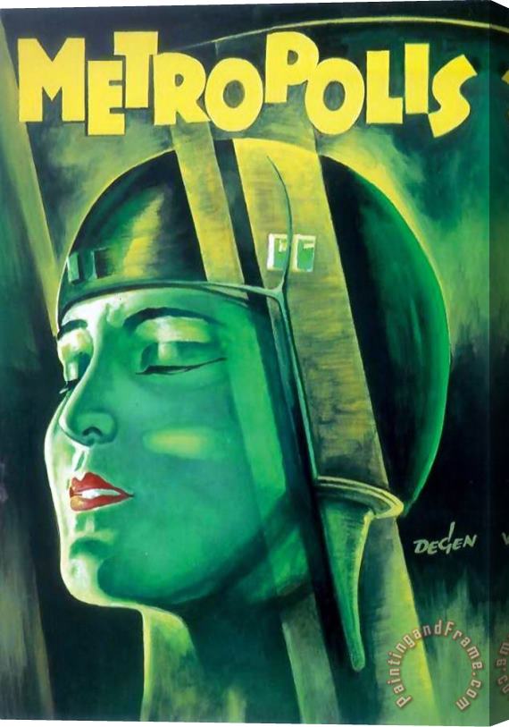 Others Poster From The Film Metropolis 1927 Stretched Canvas Painting / Canvas Art