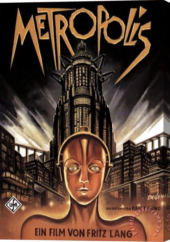 Others Poster From The Film Metropolis 1927 Stretched Canvas Painting / Canvas Art