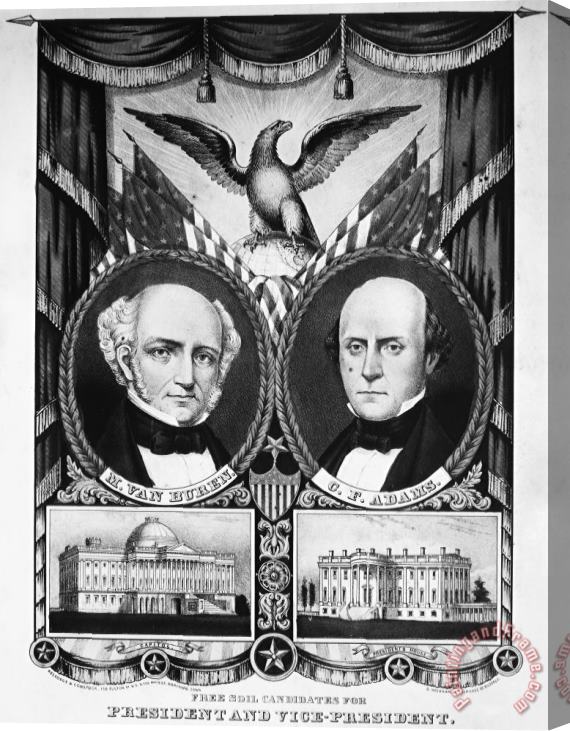 Others Presidential Campaign, 1848 Stretched Canvas Print / Canvas Art