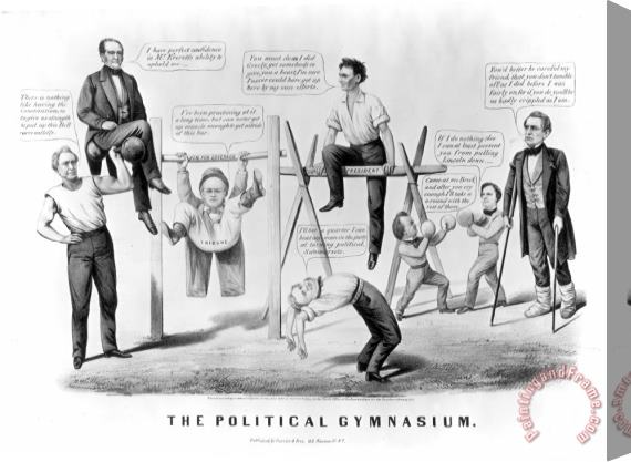Others Presidential Campaign, 1860 Stretched Canvas Painting / Canvas Art