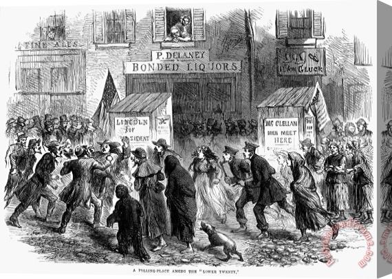 Others Presidential Campaign, 1864 Stretched Canvas Print / Canvas Art