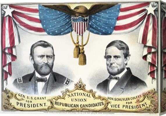Others Presidential Campaign, 1868 Stretched Canvas Painting / Canvas Art