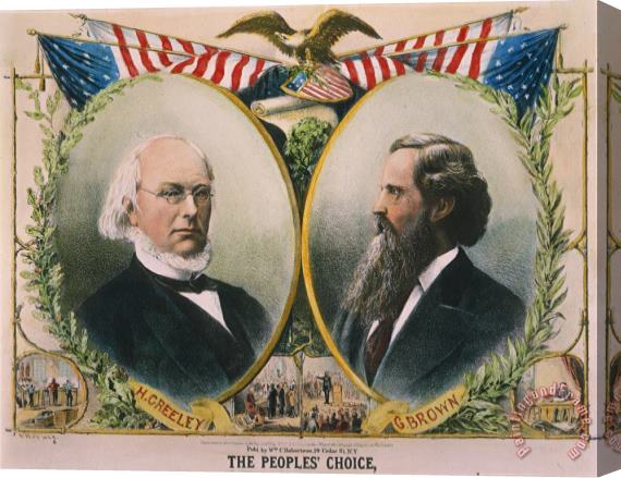 Others Presidential Campaign, 1872 Stretched Canvas Painting / Canvas Art