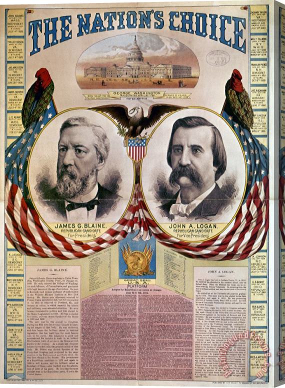 Others Presidential Campaign, 1884 Stretched Canvas Painting / Canvas Art