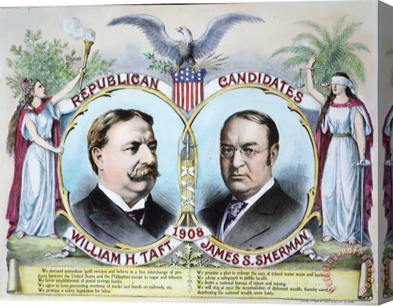 Others Presidential Campaign, 1908 Stretched Canvas Painting / Canvas Art