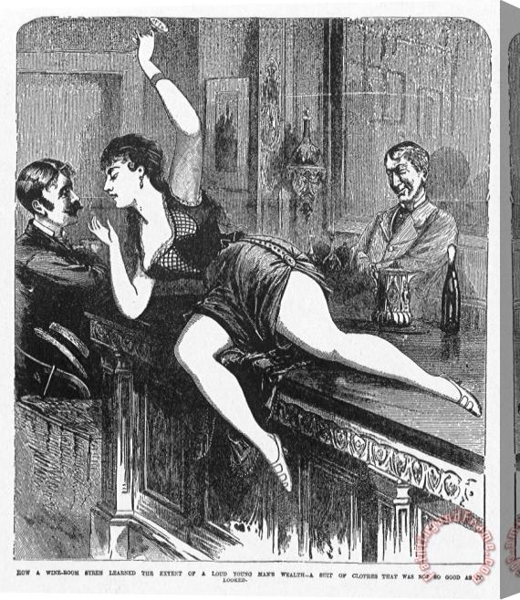 Others PROSTITUTION, c1880 Stretched Canvas Painting / Canvas Art