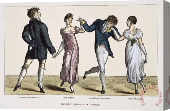 Others Quadrille, 1820 Stretched Canvas Print / Canvas Art