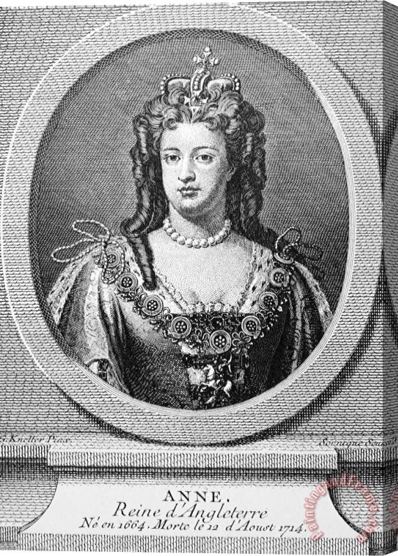 Others Queen Anne (1665-1714) Stretched Canvas Painting / Canvas Art