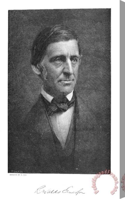 Others Ralph Waldo Emerson Stretched Canvas Print / Canvas Art