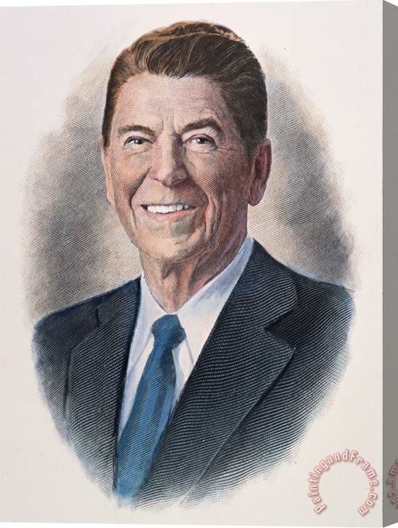Others Ronald Reagan (1911-2004) Stretched Canvas Painting / Canvas Art