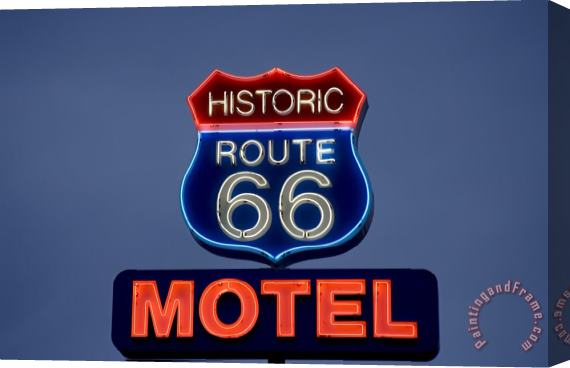 Others Route 66 Motel, 2006 Stretched Canvas Painting / Canvas Art
