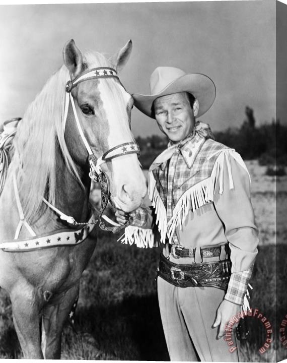 Others Roy Rogers (1912-1998) Stretched Canvas Painting / Canvas Art